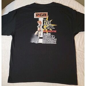 Pole Girl Racing Tshirt‎ Mens XL Black Car Racing